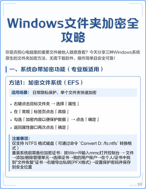 电脑怎么加密文件夹没有高级 - 文件夹加密没有高级选项  第1张