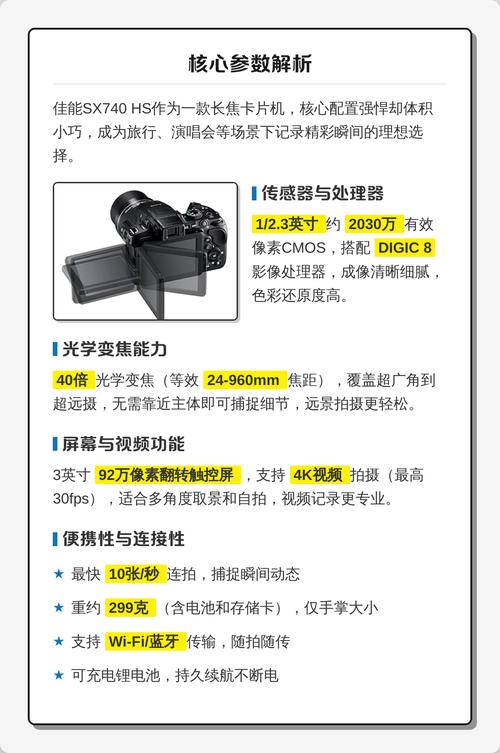 佳能sx740相机参数 - 佳能sx740hs深度评测  第1张